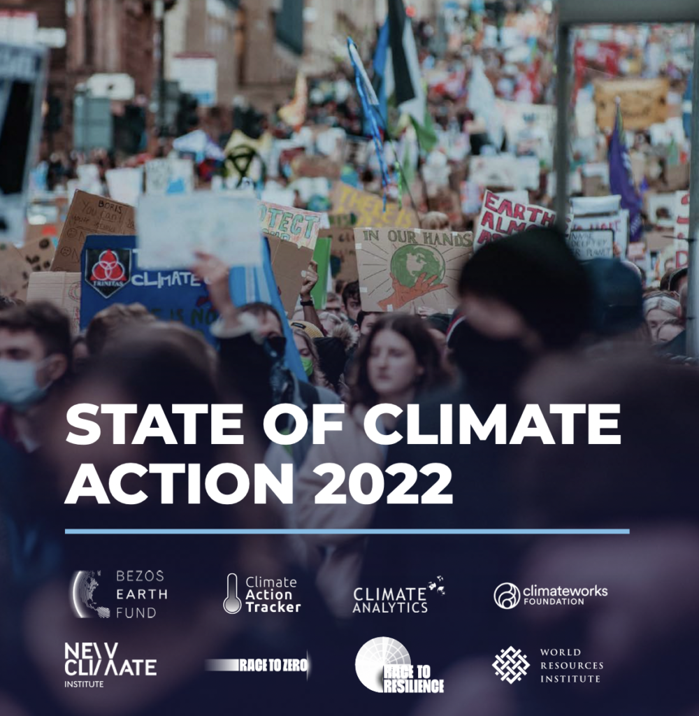 World Resources Institute: The State of Climate Action 2022 - SARUA