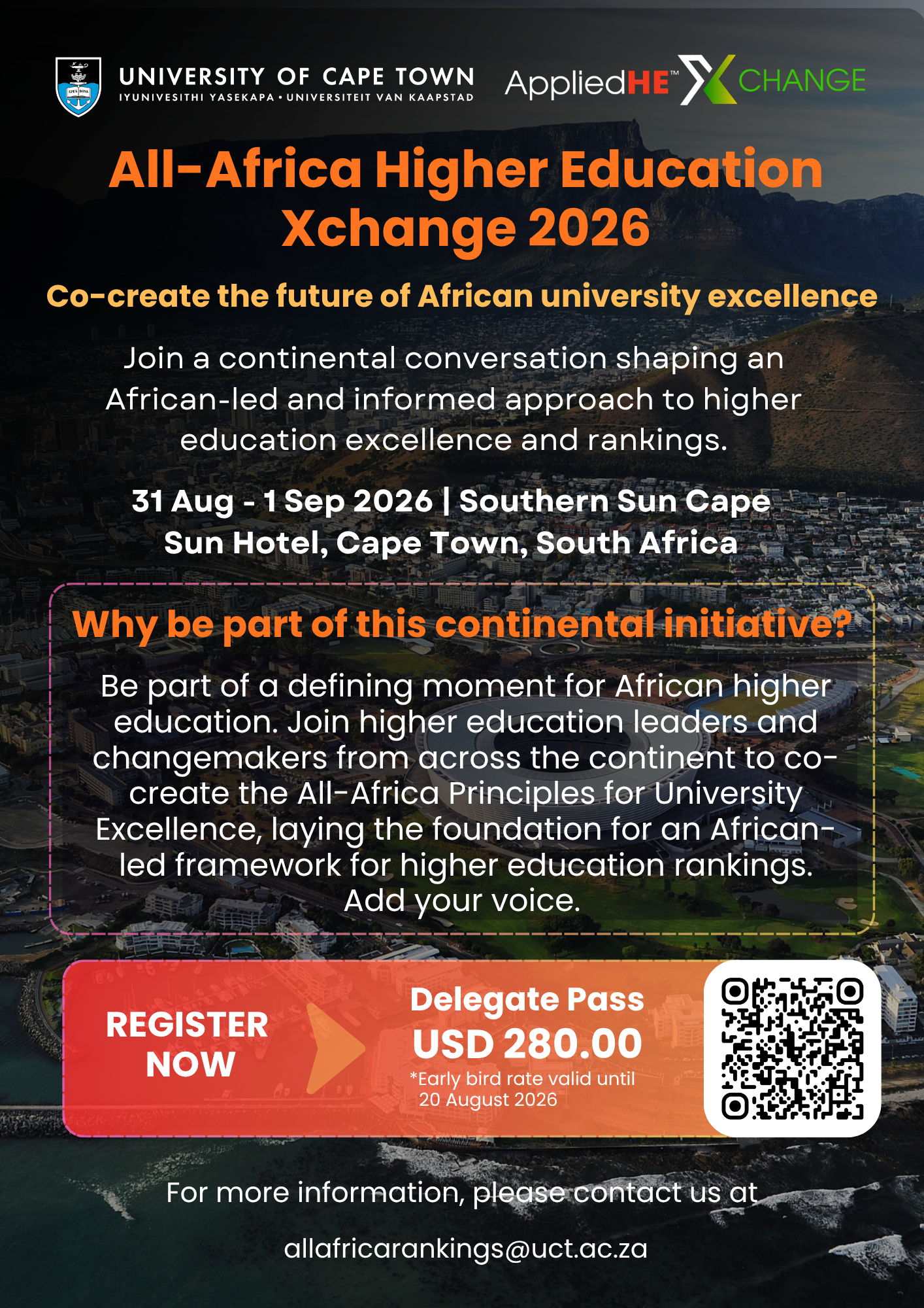 All-Africa Higher Education Xchange flyer
